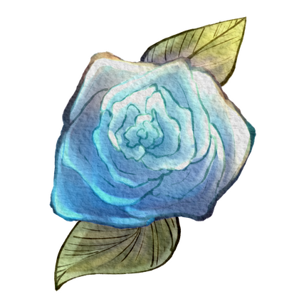 Blue Rose (2 Sizes)