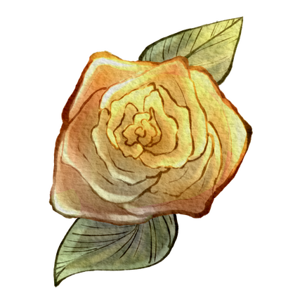 Yellow Rose (2 Sizes)