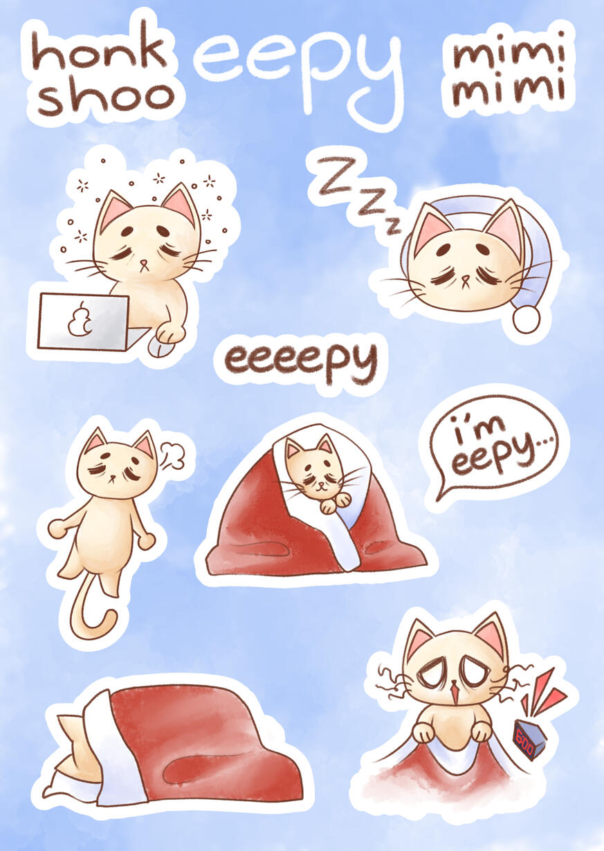 Eepy Cat (A6)