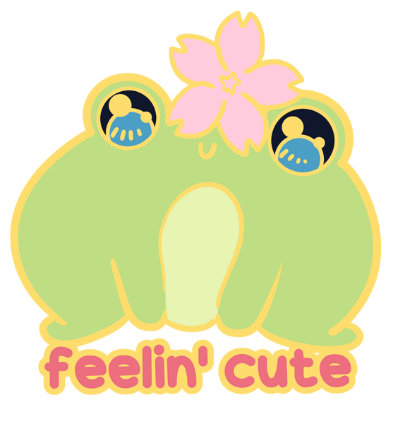 Feelin' Cute Froggy Pin