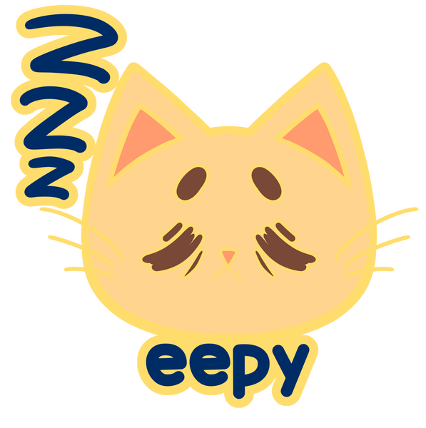 Eepy Cat Pin