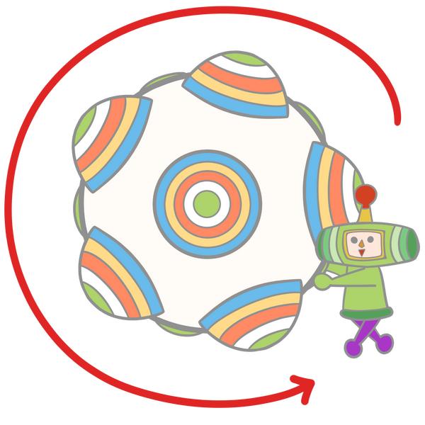 Katamari Damacy Spinning Pin