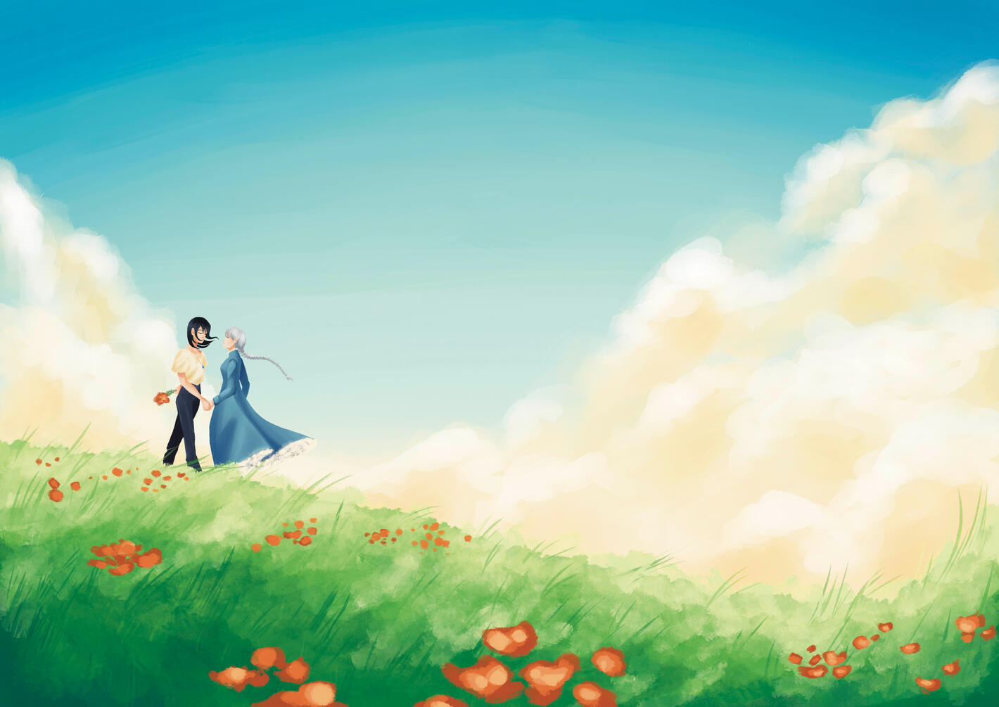 Howl &amp; Sophie (Howl&#39;s Moving Castle, Studio Ghibli)