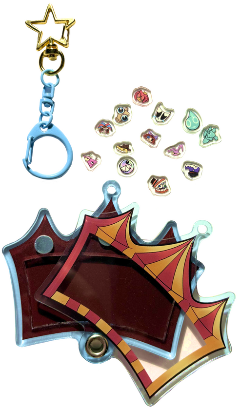 Digital Circus Shaker Charm