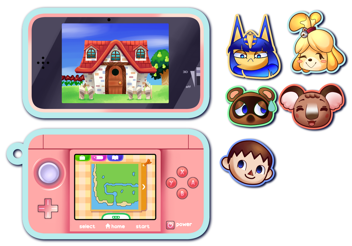 Animal Crossing Hinged Shaker