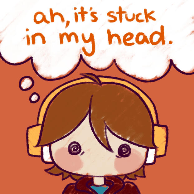 Stuck in My Head Lenticular CD Charm