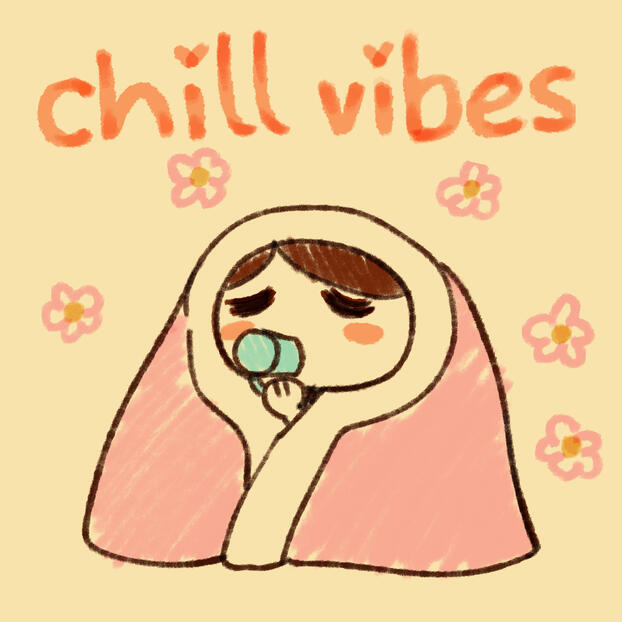 Chill Vibes Lenticular CD Charm