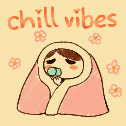 Chill Vibes Lenticular CD Charm