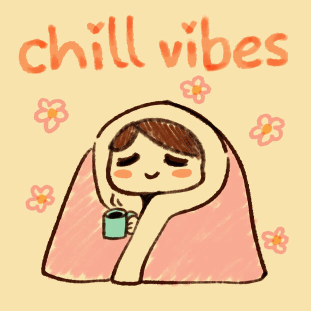 Chill Vibes Lenticular CD Charm