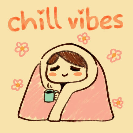 Chill Vibes Lenticular CD Charm